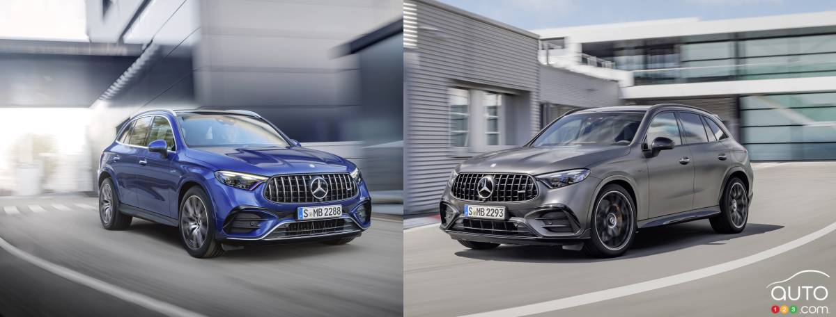 Les Mercedes-AMG GLC 43 2024 et Mercedes-AMG GLC 63 2025 sont présentés